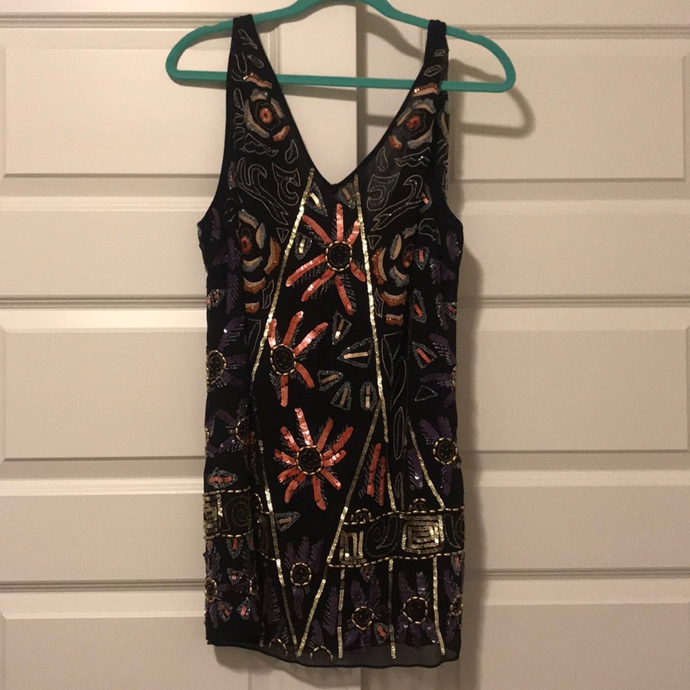 Free People Sequin Tank Dress Sz S